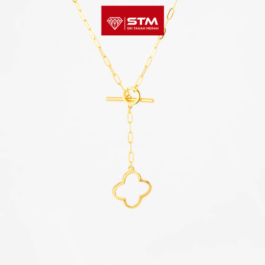 STM Exclusive Necklace/Rantai Leher Fesyen 999 (24K Gold)