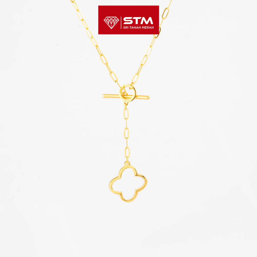 STM Exclusive Necklace/Rantai Leher Fesyen 999 (24K Gold)