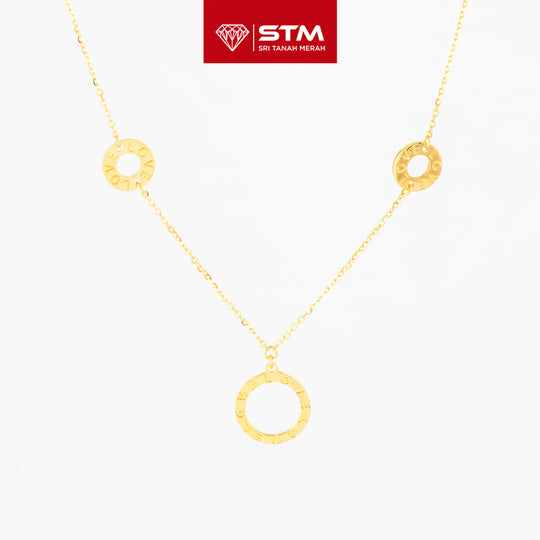 STM Exclusive Necklace/Rantai Leher Fesyen 999 (24K Gold)
