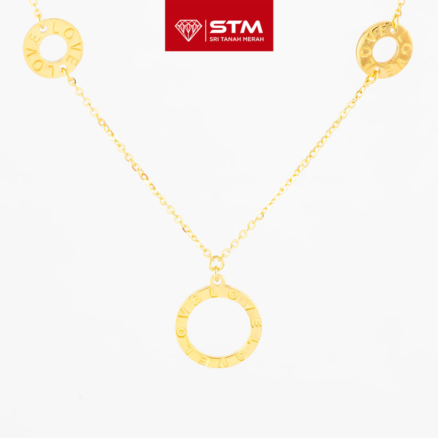 STM Exclusive Necklace/Rantai Leher Fesyen 999 (24K Gold)