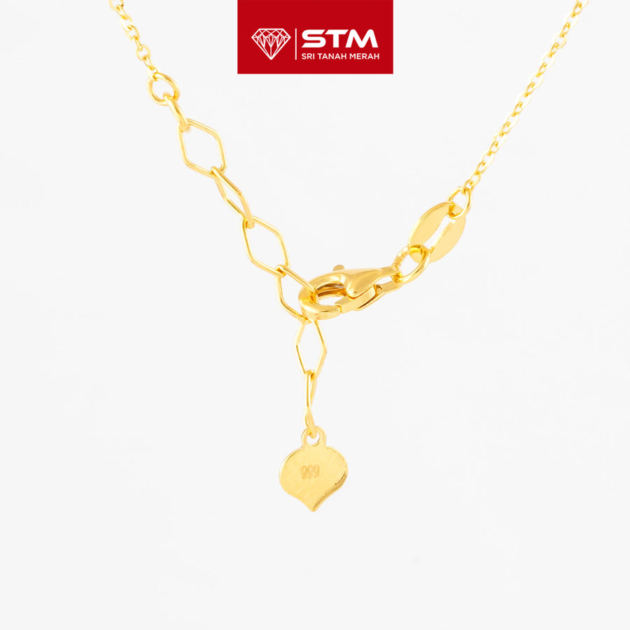STM Exclusive Necklace/Rantai Leher Fesyen 999 (24K Gold)
