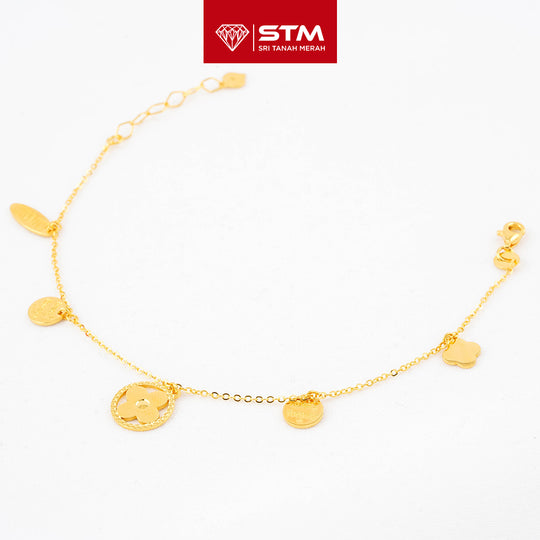 STM Exclusive Bracelet/Rantai Tangan Fesyen 999 (24K Gold)