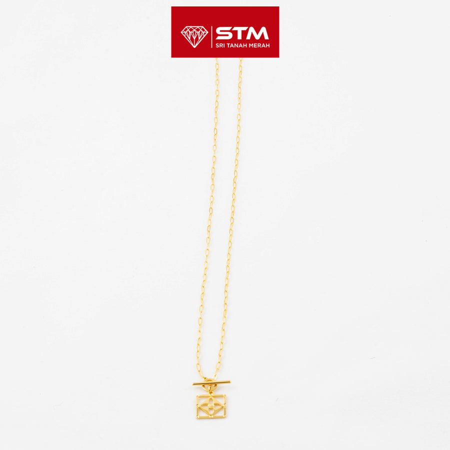 STM Exclusive Necklace/Rantai Leher Fesyen 999 (24K Gold)