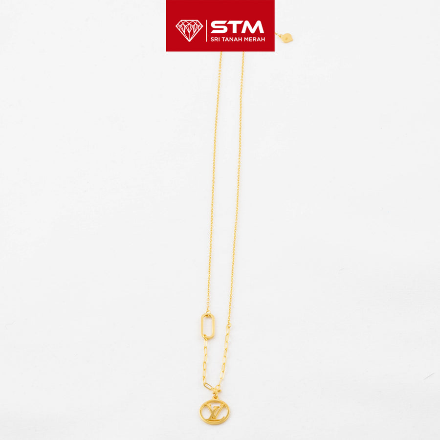 STM Exclusive Necklace/Rantai Leher Fesyen 999 (24K Gold)
