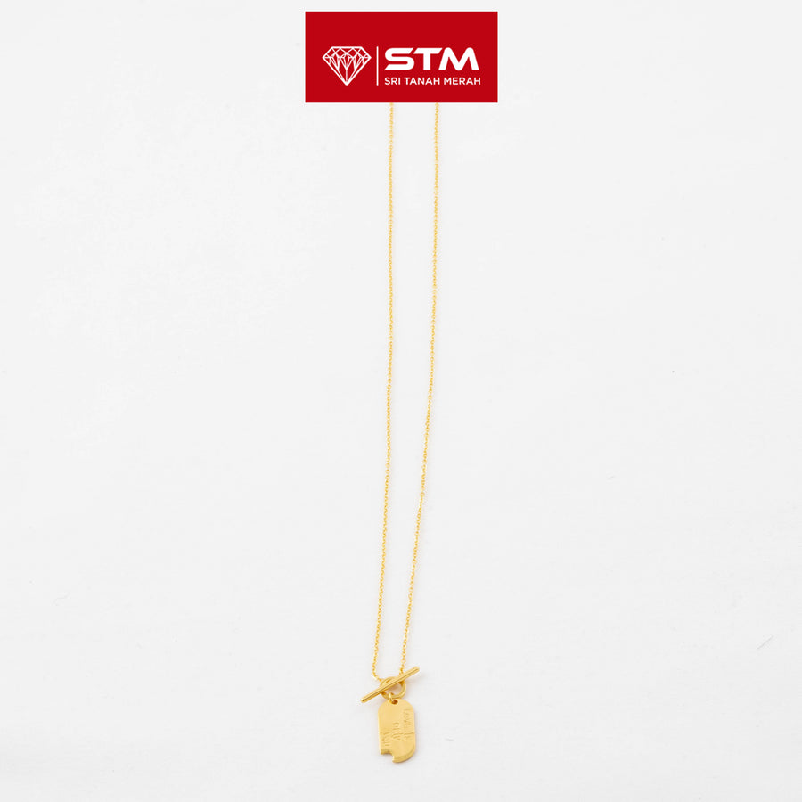 STM Exclusive Necklace/Rantai Leher Fesyen 999 (24K Gold)