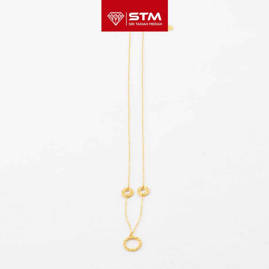 STM Exclusive Necklace/Rantai Leher Fesyen 999 (24K Gold)