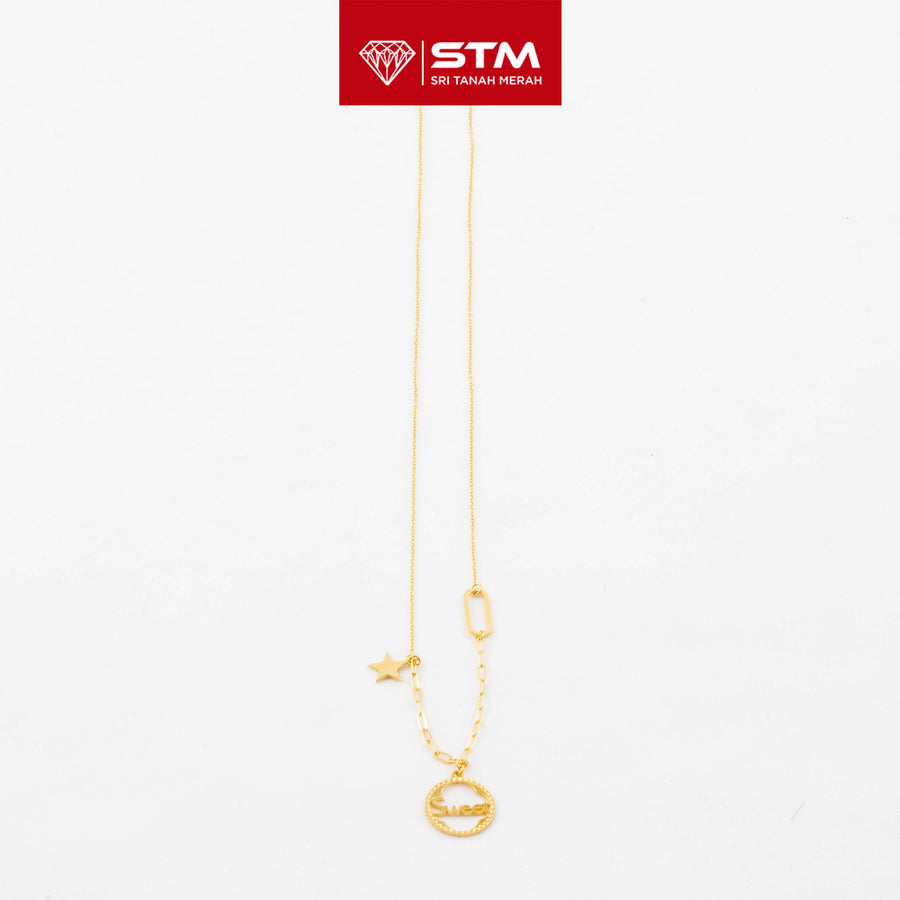 STM Exclusive Necklace/Rantai Leher Fesyen 999 (24K Gold)