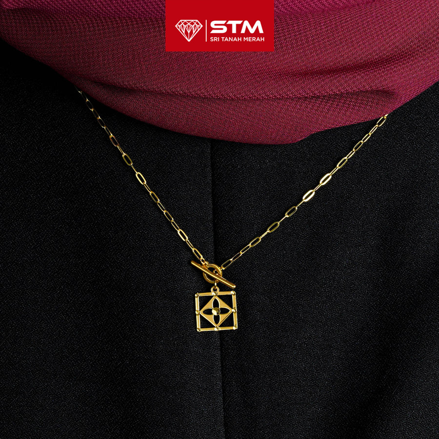 STM Exclusive Necklace/Rantai Leher Fesyen 999 (24K Gold)