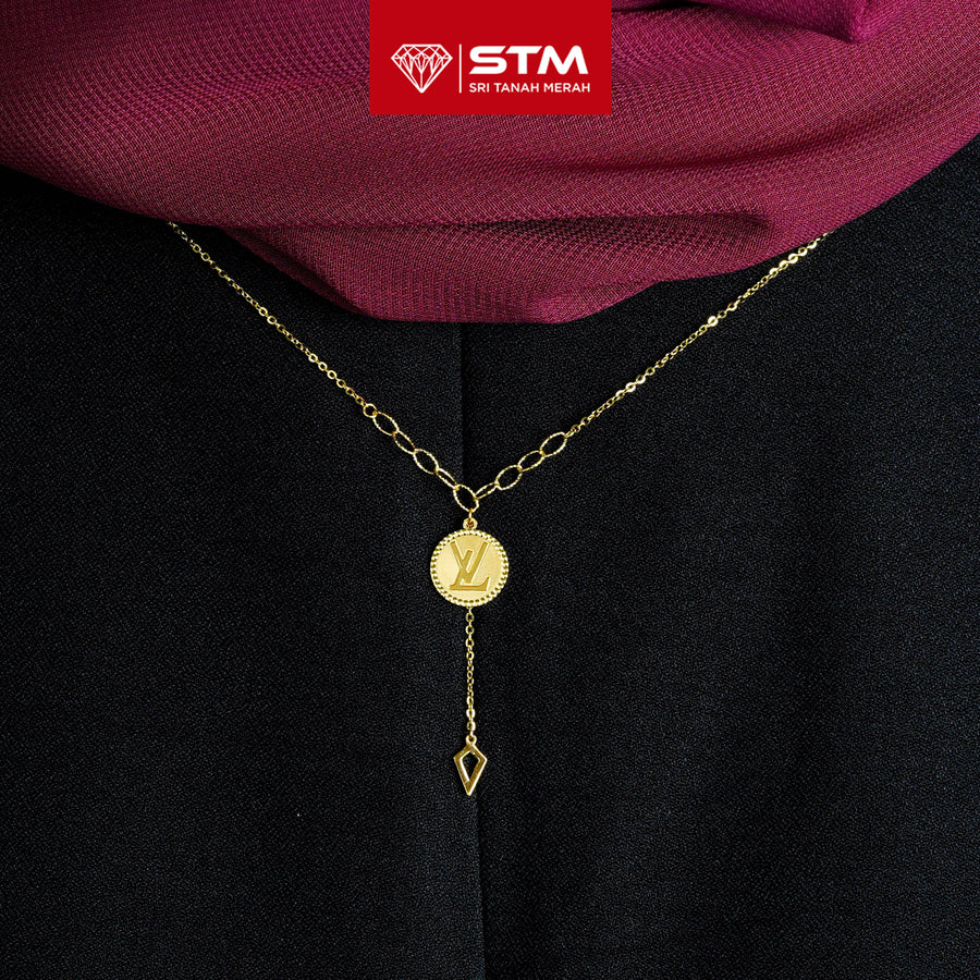 STM Exclusive Necklace/Rantai Leher Fesyen 999 (24K Gold)