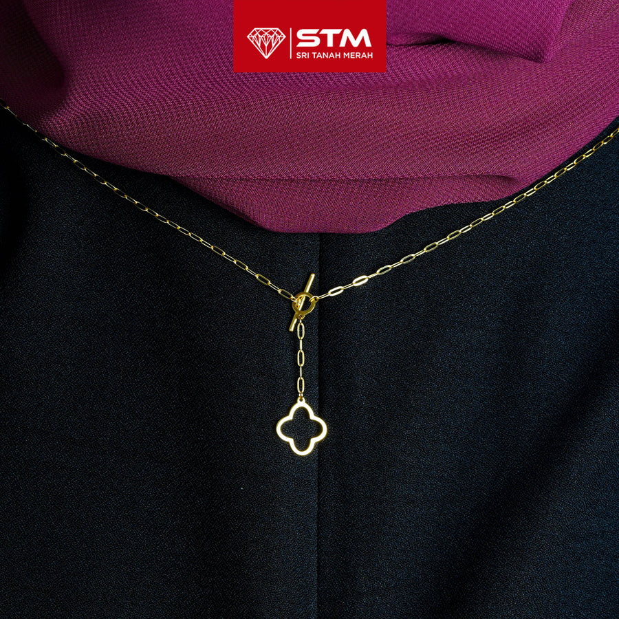 STM Exclusive Necklace/Rantai Leher Fesyen 999 (24K Gold)