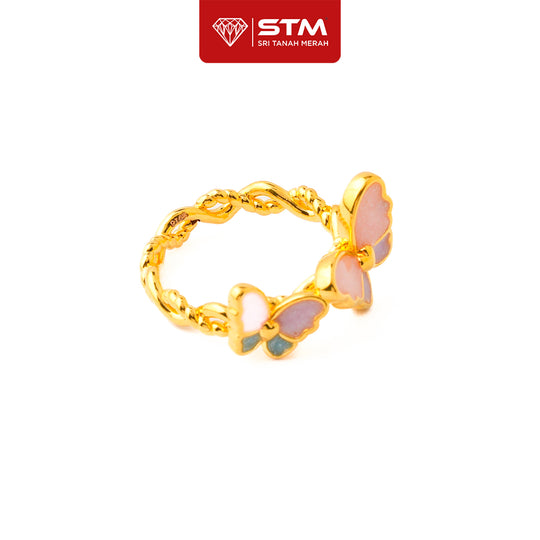 STM Cincin Rama-Rama Double | Emas 916/22k