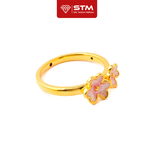 STM Cincin Bunga Double | Emas 916/22k