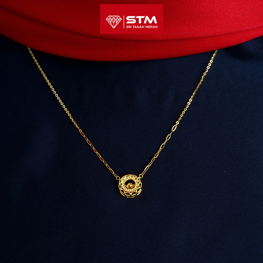 STM Exclusive Bajet Necklace/Rantai Leher 916 (22K Gold)