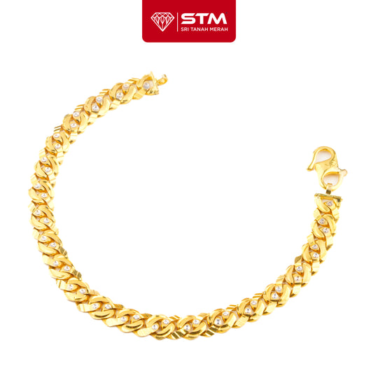 PRELOVED | Rantai Tangan Fesyen | 13.40g - 17.2cm