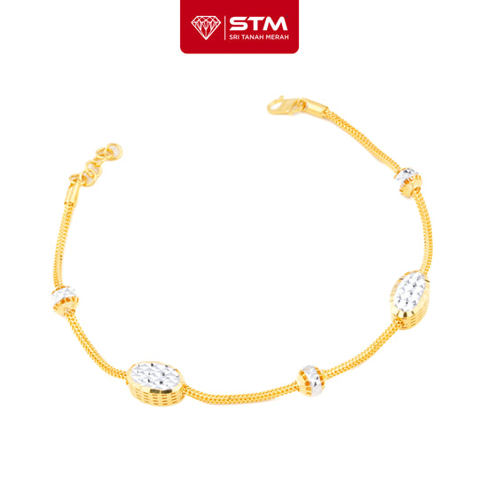 STM Rantai Tangan PDR Minimalist Beads | Emas 916/22k