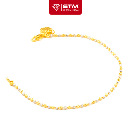 STM Rantai Tangan Biji Sawi 2 Color | Emas 916/22k