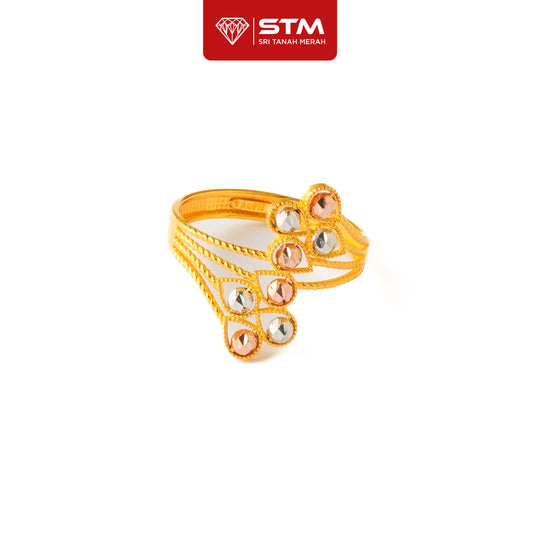 STM Cincin Bola 3 Color | Emas 916/22K