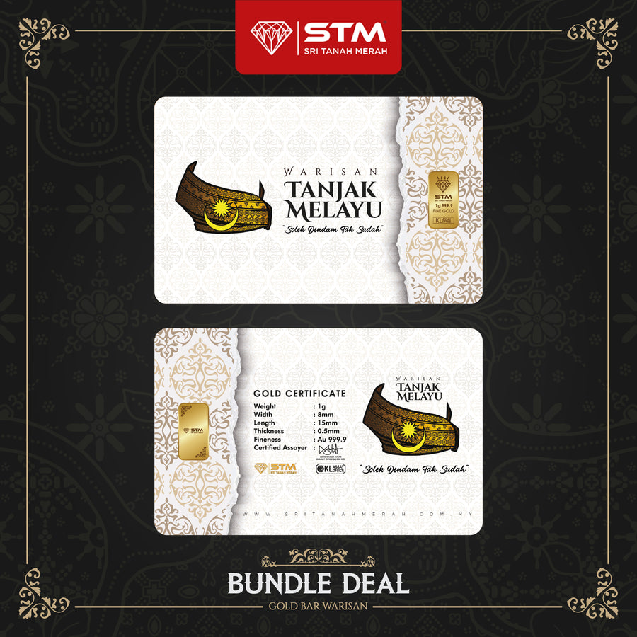 TANJAK Edition: Gold Bar Card 1g