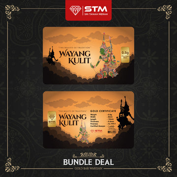 WAYANG KULIT Edition: Gold Bar Card 0.5g