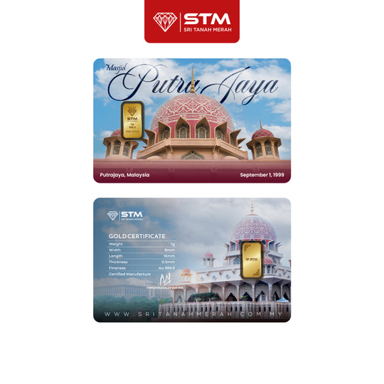 Masjid Putrajaya Edition: Gold Bar Card 1g