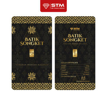 BATIK SONGKET Edition: Gold Bar Card 0.5g