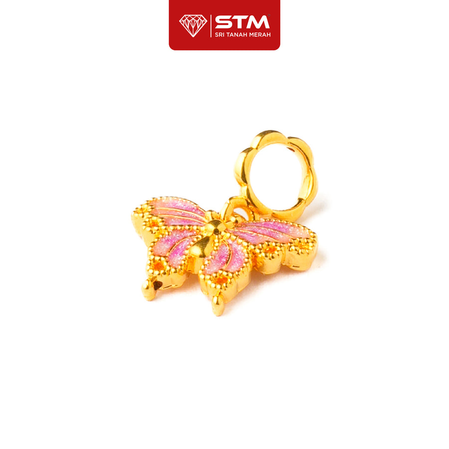 Loket Butterfly 916/22k Yellow Gold Pendant