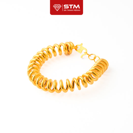 Rantai Tangan Getah Rambut | 916 Gold 7.25g - 7.43g