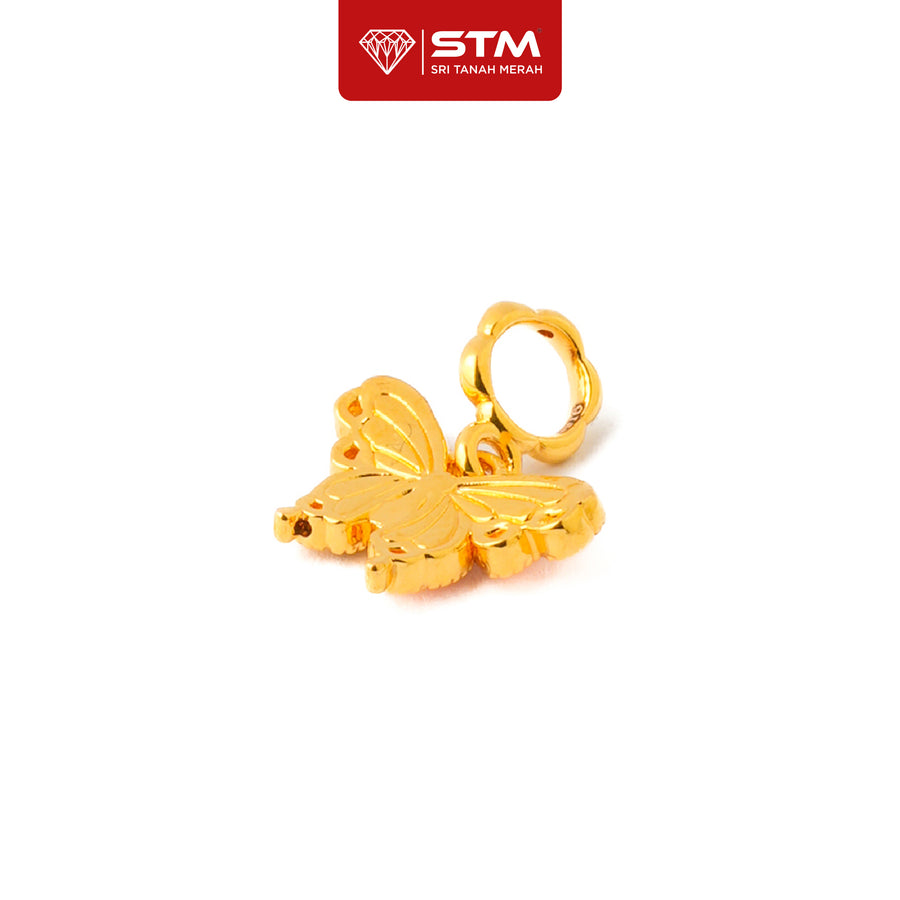 Loket Butterfly 916/22k Yellow Gold Pendant
