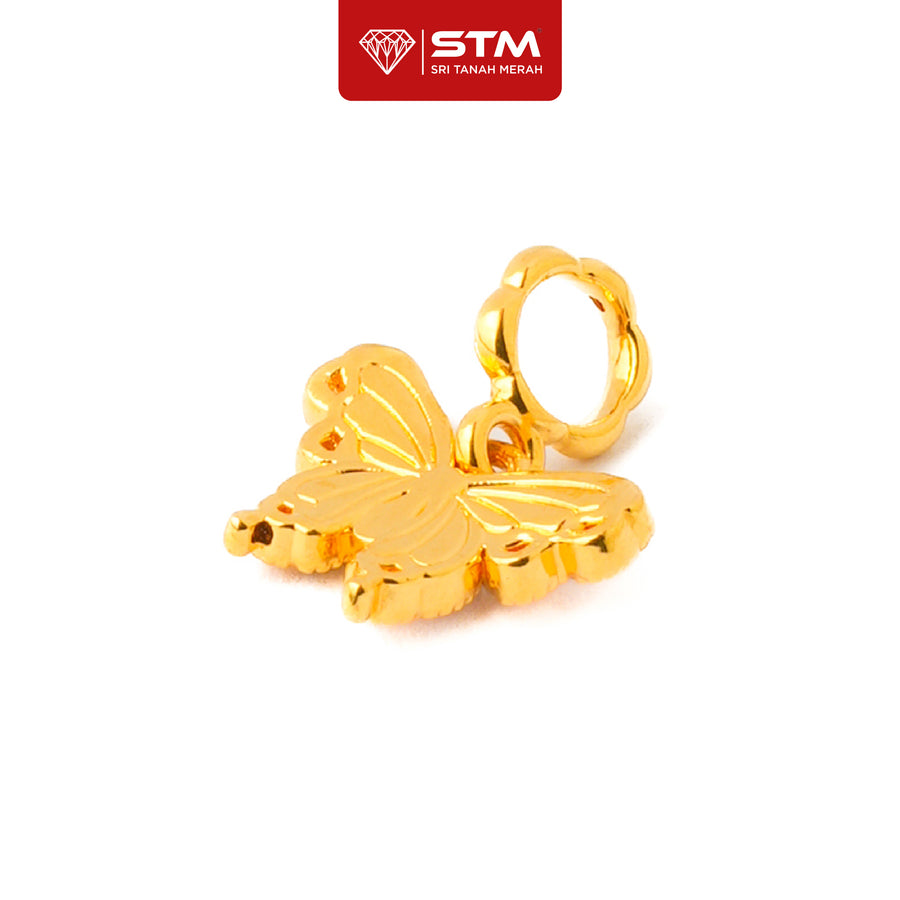 Loket Butterfly 916/22k Yellow Gold Pendant