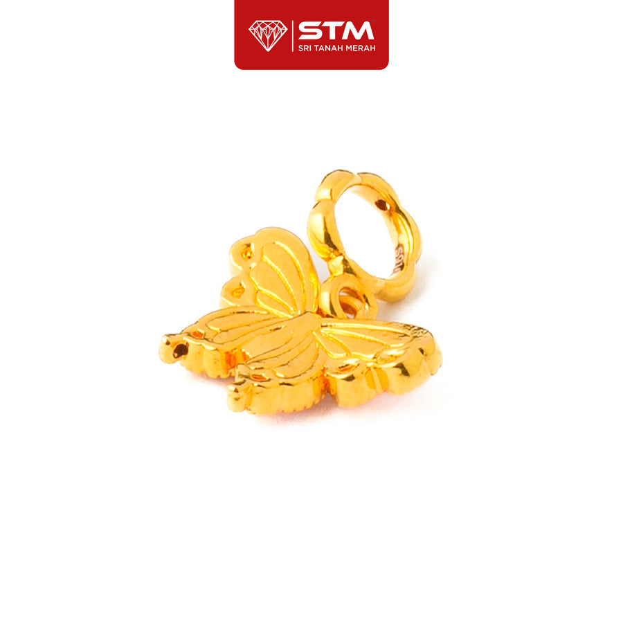 Loket Butterfly 916/22k Yellow Gold Pendant