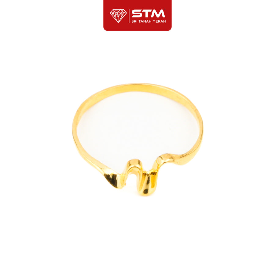 STM Cincin 2 Small Wave | Emas 916/22k