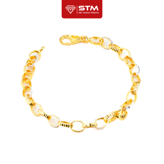 STM Exclusive Rantai Tangan Fesyen Oval | 916/22k