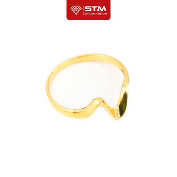 STM Cincin Small Wave | Emas 916/22k