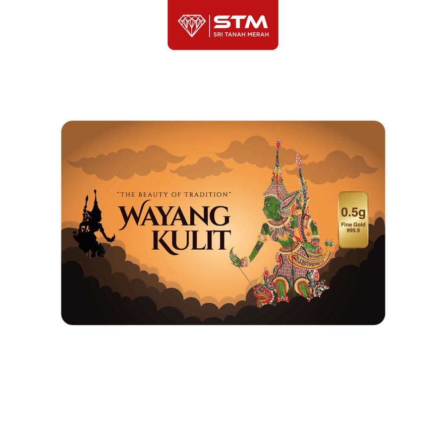 WAYANG KULIT Edition: Gold Bar Card 0.5g