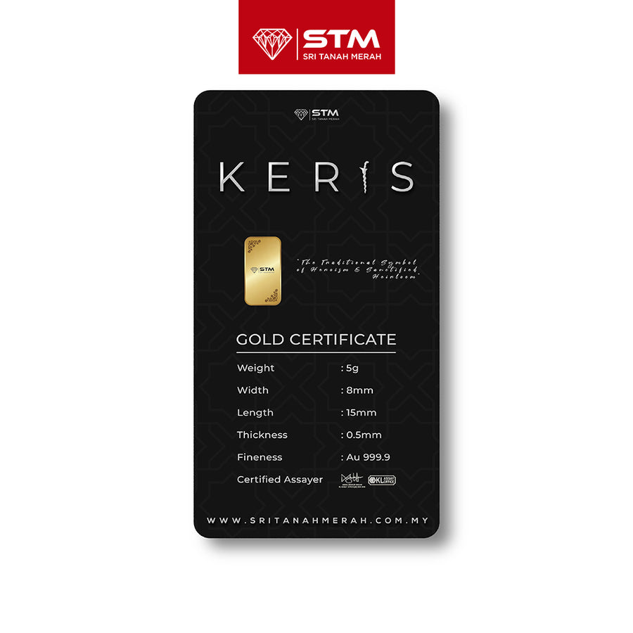KERIS Edition: Gold Bar Card 5g