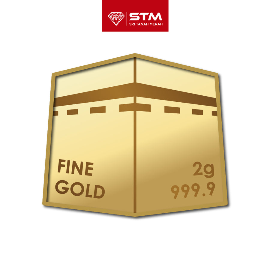 Kaabah Edition: Gold Bar Card 2g