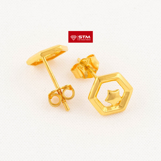 STM Exclusive Earrings/Subang 916 (22K Gold)