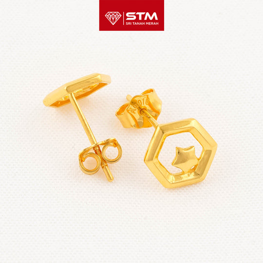 STM Exclusive Earrings/Subang 916 (22K Gold)