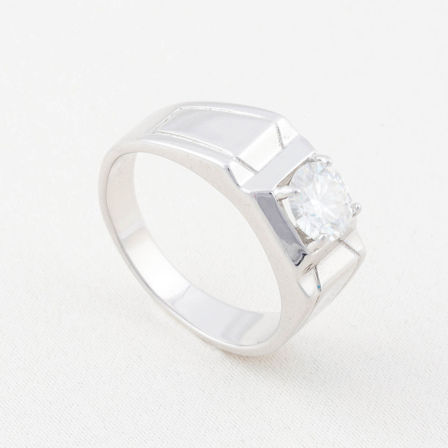 Exclusive Cincin Perak 1.0 Carat Moissanite Diamond