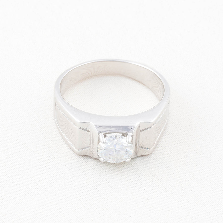 Exclusive Cincin Perak 1.0 Carat Moissanite Diamond