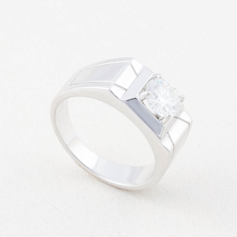Exclusive Cincin Perak 1.0 Carat Moissanite Diamond
