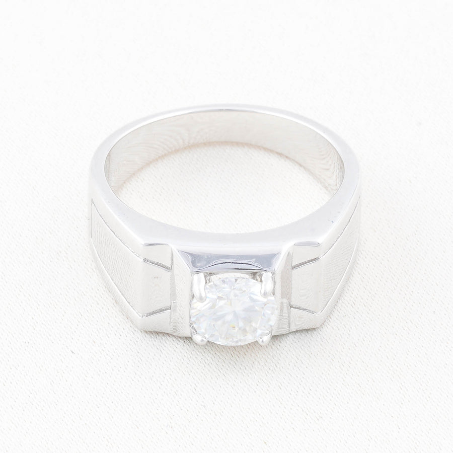 Exclusive Cincin Perak 1.0 Carat Moissanite Diamond