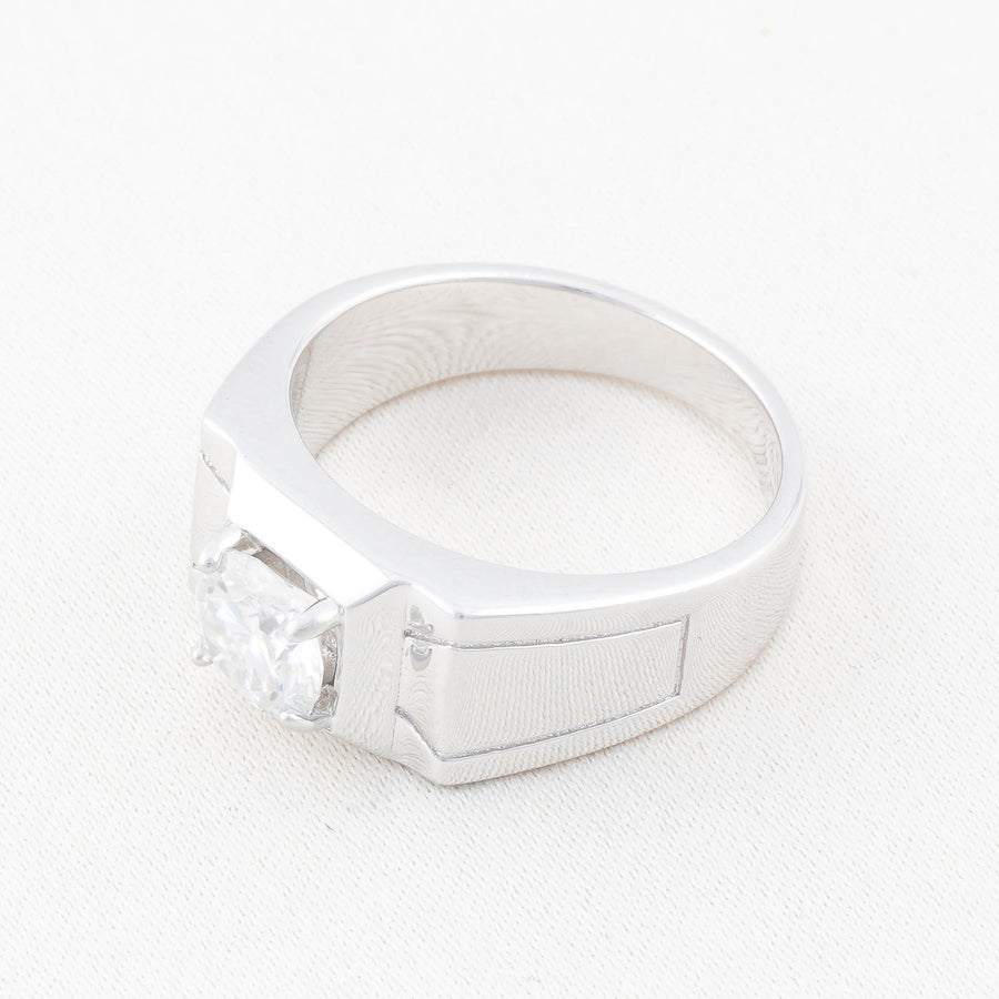 Exclusive Cincin Perak 1.0 Carat Moissanite Diamond