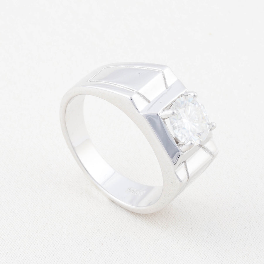 Exclusive Cincin Perak 1.0 Carat Moissanite Diamond