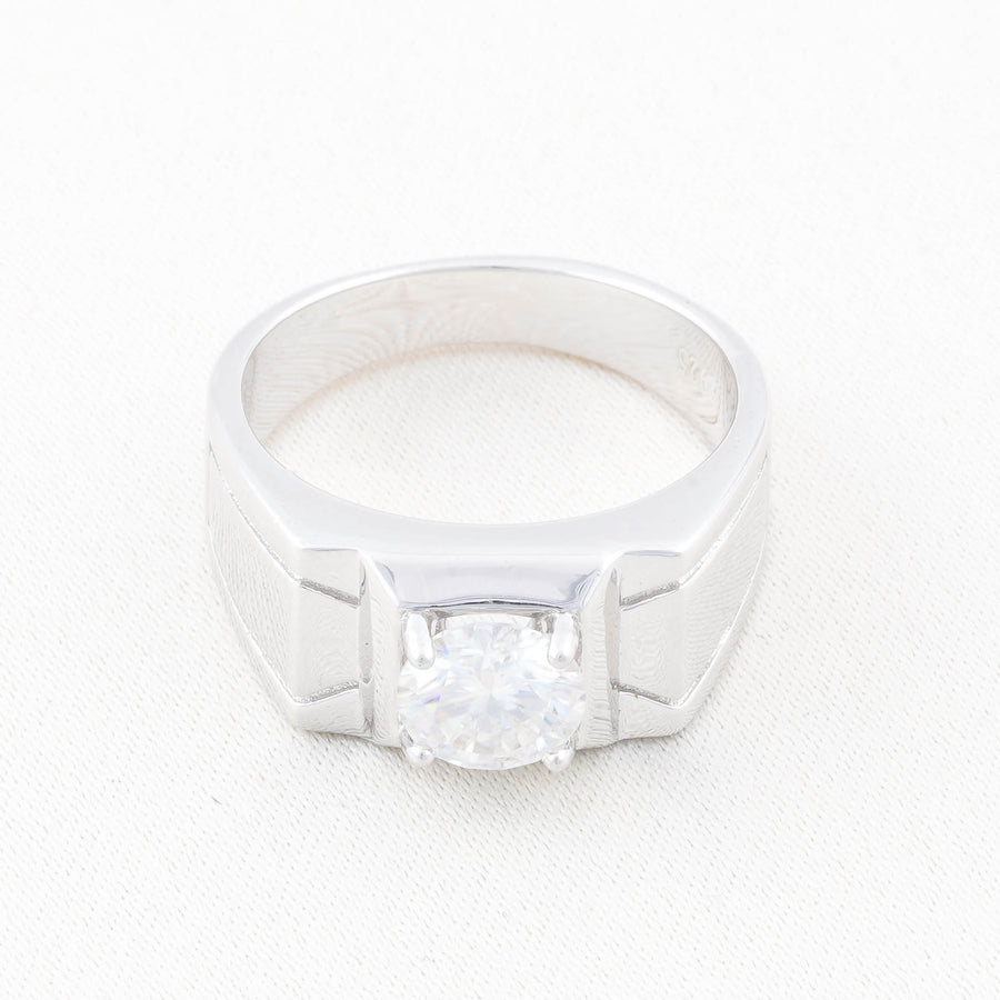 Exclusive Cincin Perak 1.0 Carat Moissanite Diamond