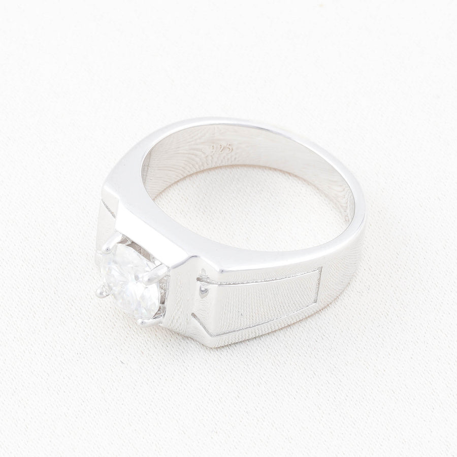 Exclusive Cincin Perak 1.0 Carat Moissanite Diamond