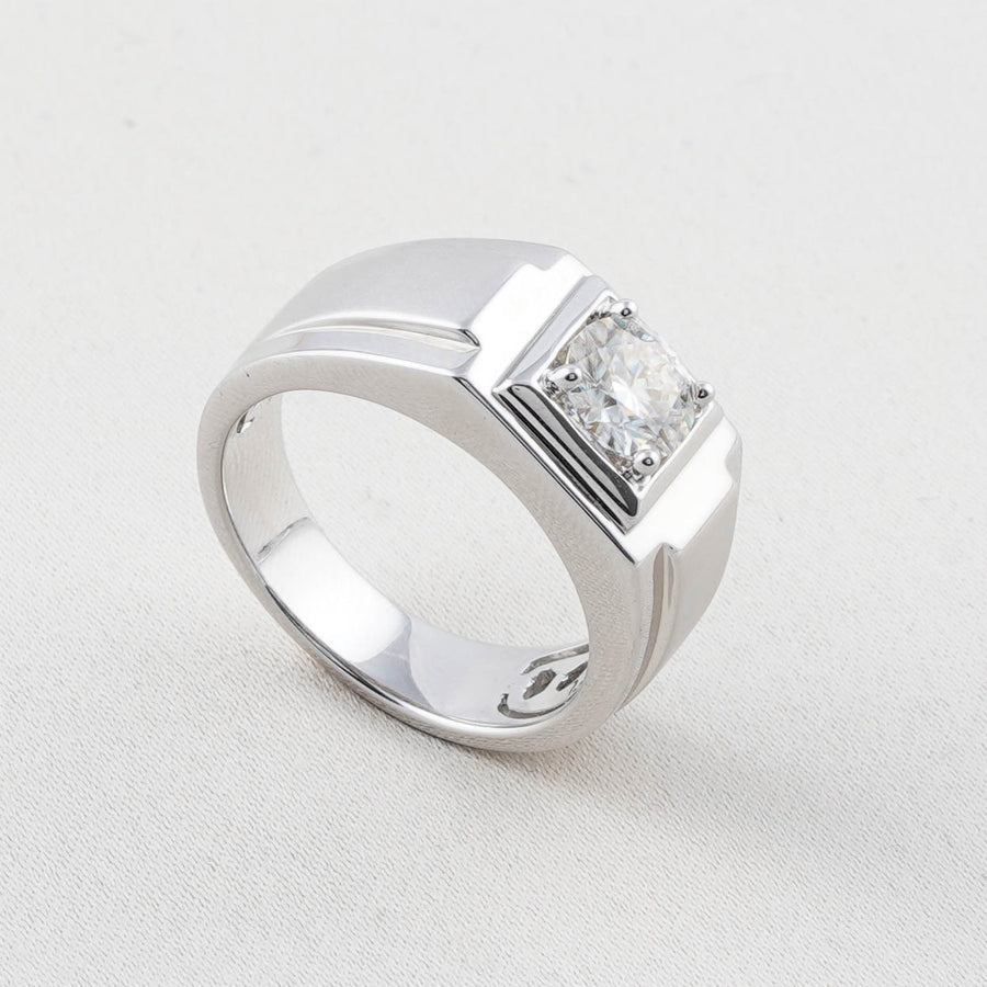 Exclusive Cincin Perak 1.0 Carat Moissanite Diamond