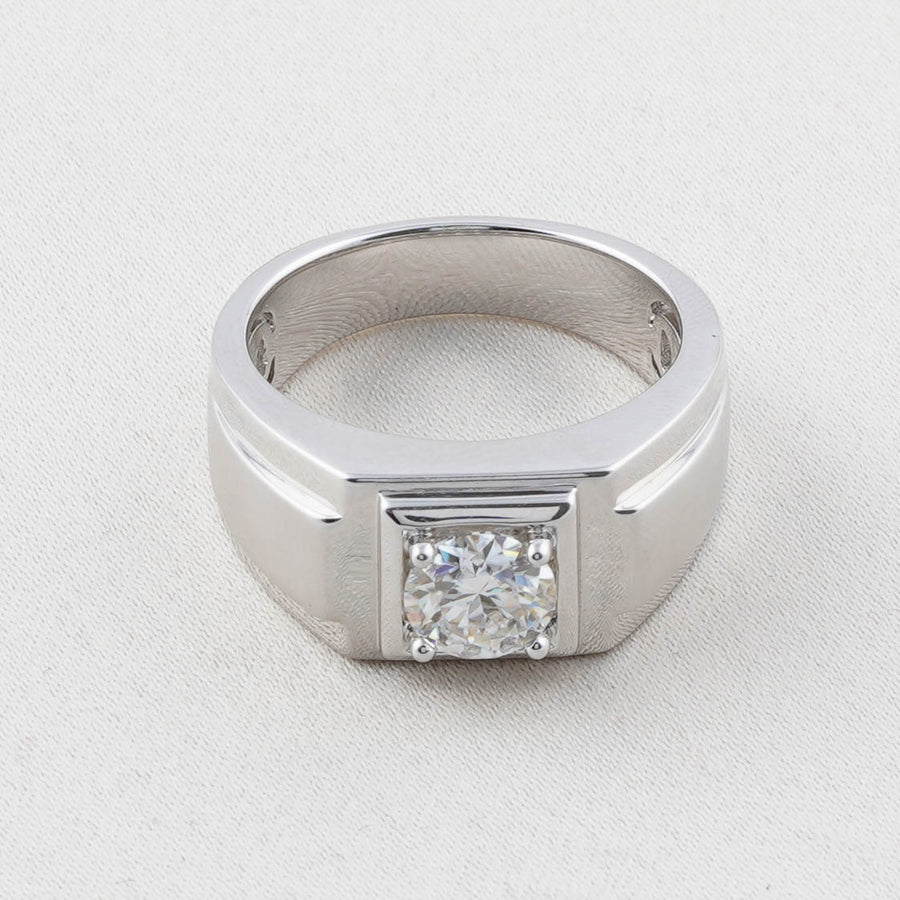 Exclusive Cincin Perak 1.0 Carat Moissanite Diamond