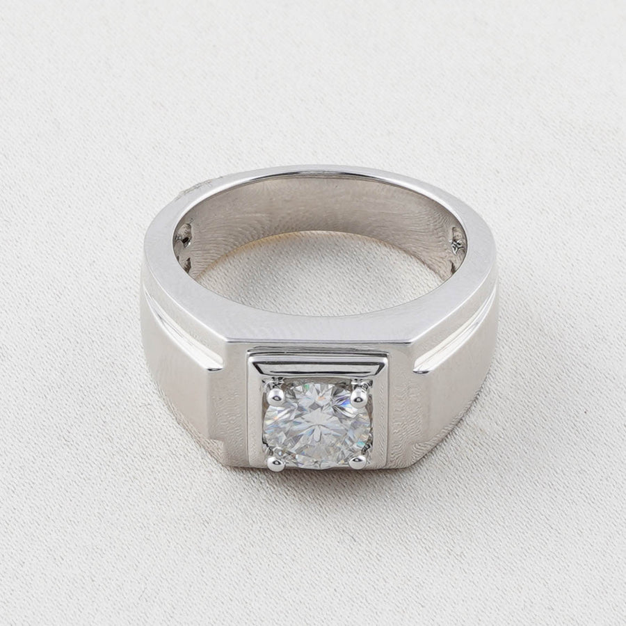 Exclusive Cincin Perak 1.0 Carat Moissanite Diamond