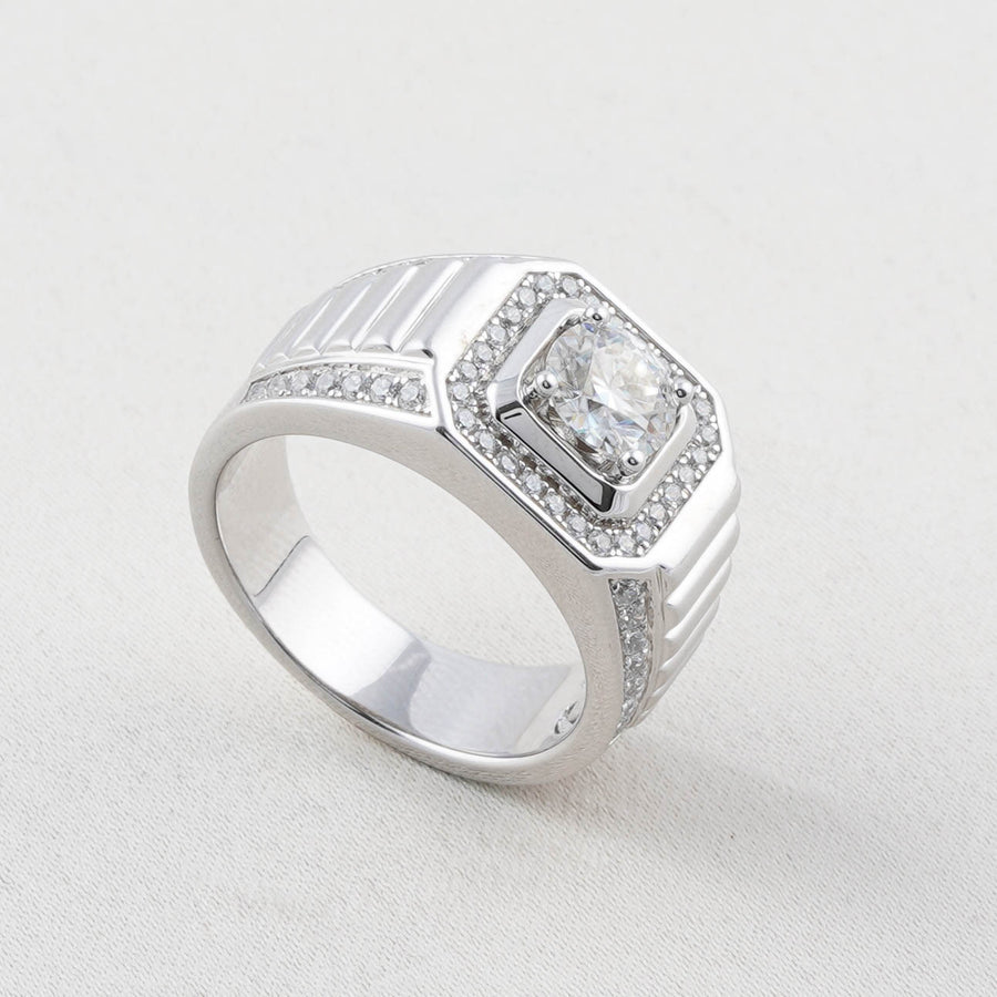 Exclusive Cincin Perak 1.0 Carat Moissanite Diamond